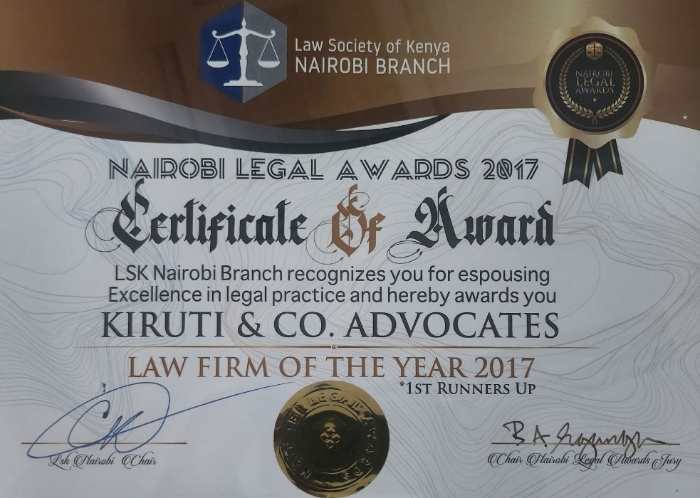 Law Firm of the Year, 2017